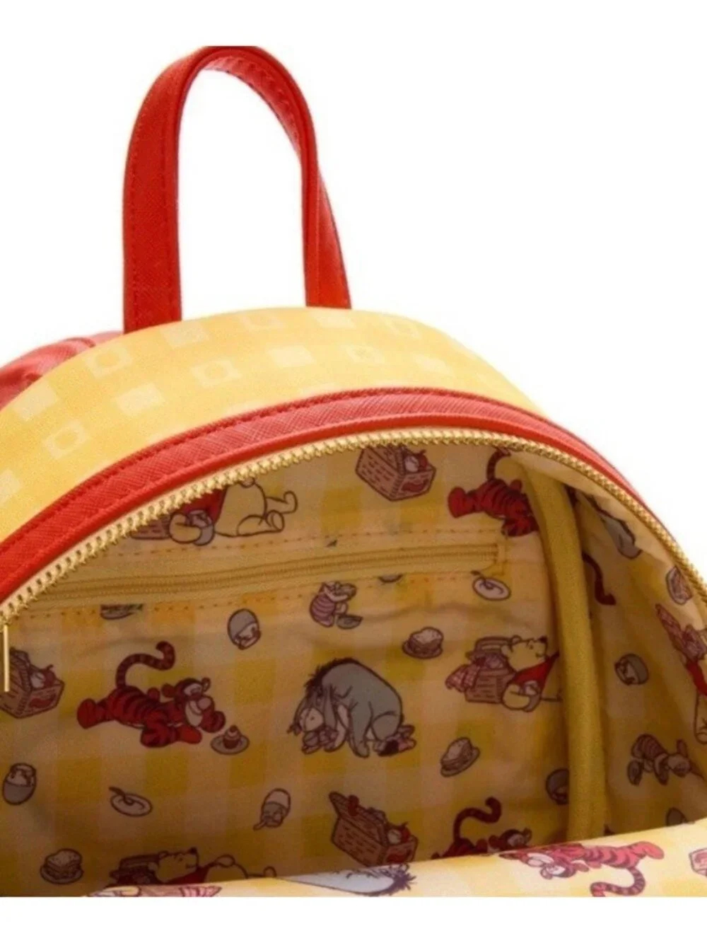 Loungefly Winnie the Pooh Floral Gingham Mini Backpack Roo Tigger Eeyore NWT